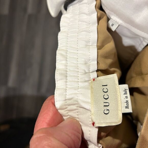 Boys, Gucci, web stripe track pants size 8, made in Italy - Picture 6 of 7